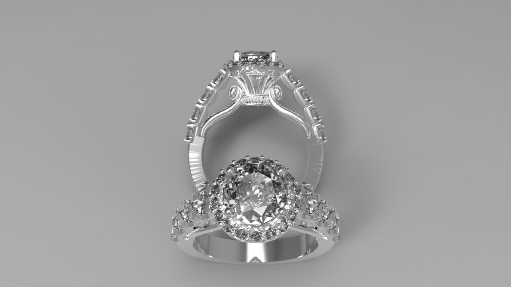 custom diamond engagement ring custom design engagement