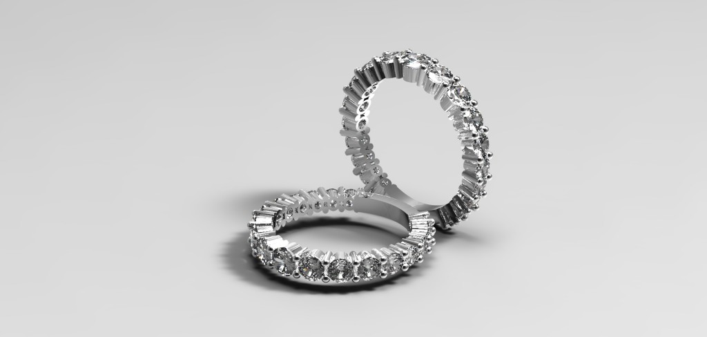 Custom Diamond Wedding Band