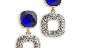 Sapphire Diamond Earrings