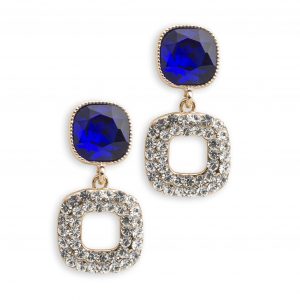 Sapphire Diamond Earrings