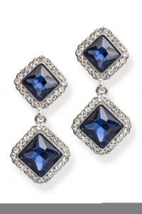 Sapphire Diamond Earrings