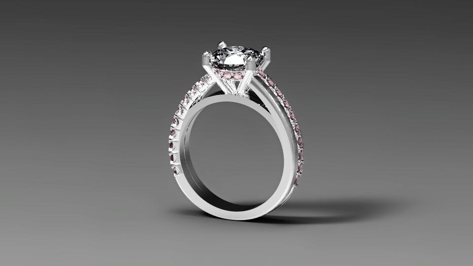 Get engaged and come to us for your Custom Design Diamond Engagement Ring