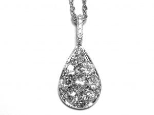 Custom diamond pendant