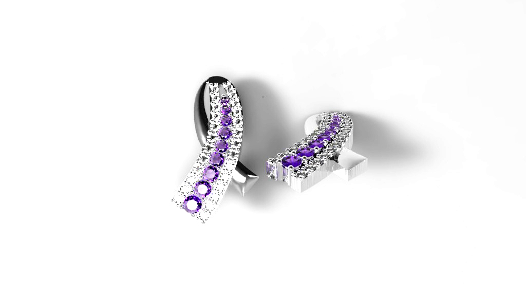 diamond and amethyst pendant diamond and amethyst pendant