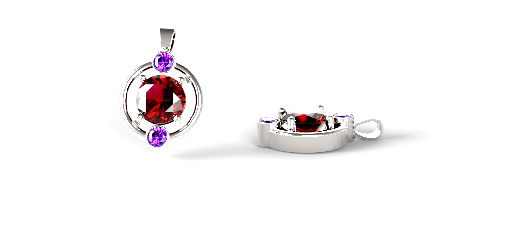 Custom Ruby pendant Custom Ruby pendant